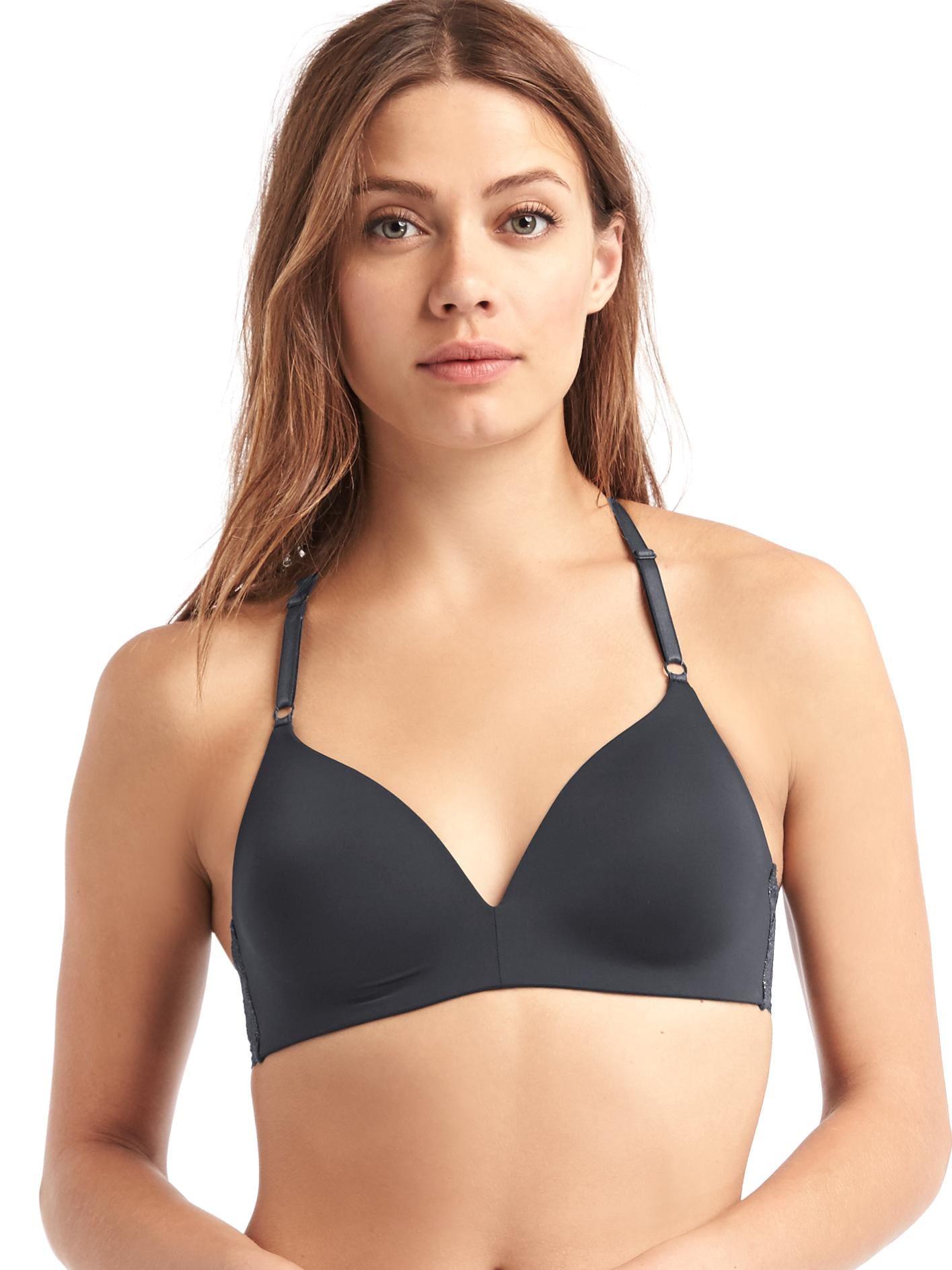 Gap Wireless Foil Lace Pullover Bra in Blue Lyst